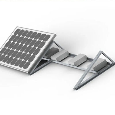 Sleek Solar PV Mounting Brackets Lightweight Windproof Solar Panel Holder
