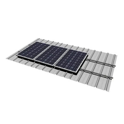 PV Solar Panel Mounting Rail Aluminum Alloy Anodized Silver Color