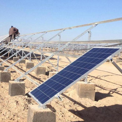 Residential Solar PV Mounting Brackets Racking Ground Mounted Solar Panel Holder