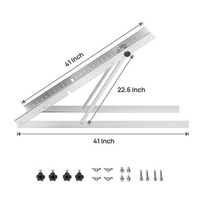 Secure Solar PV Roof Brackets Solar Panel Mounting Brackets Flat Roof