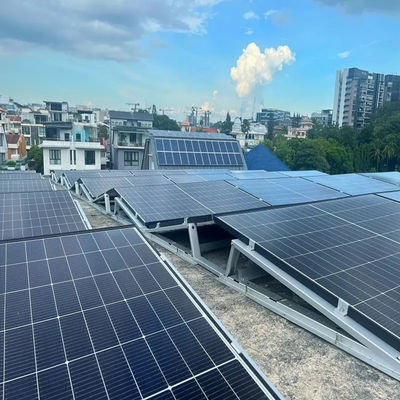 Adjustable Solar PV Mounting Brackets Customized Photovoltaic Racking Systems