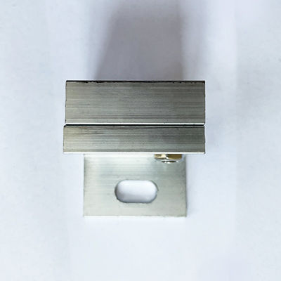 Aluminum Photovoltaic Module Clamps Lightweight Screw/Bolt Installation