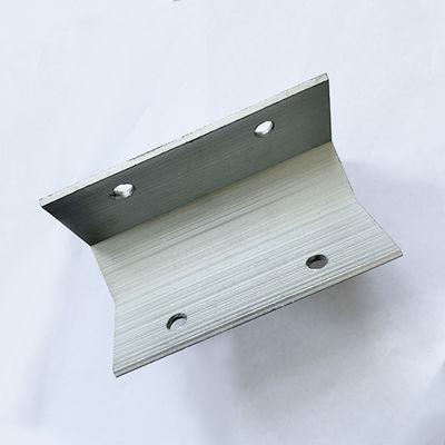 Lightweight PV Module Clamps Anodized Metal Roof Solar Clamps Silver