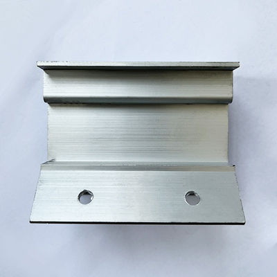 Silver PV Module Clamps Corrosion Resistance Solar Mounting Clamp Lightweight