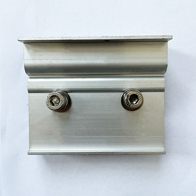 Aluminum PV Module Clamps Weatherproof PV Panel Clamps Screw/Bolt Installation