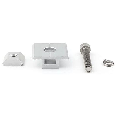 Lightweight Mid Clamp Solar Panel Mounting Easy Installation