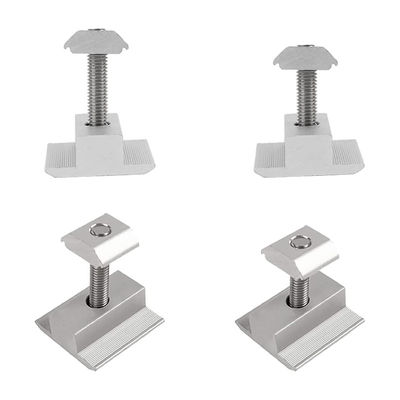 aluminum solar panel fixing clamps lightweight Corrosion Resistant