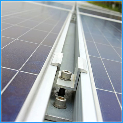 Customized Solar Panel Mid Clamp installation PV Aluminium Mid Clamp