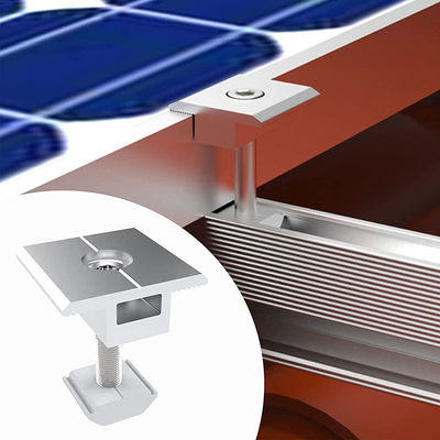 Photovoltaic Mid Clamp For Solar Panels Mounting Weatherproof