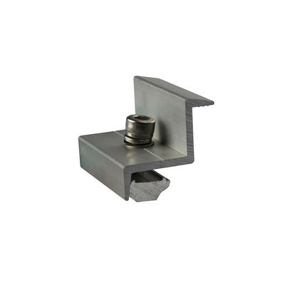 PV Solar Panel End Clamp Weather Resistant Photovoltaic Support Fixture