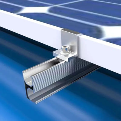 photovoltaic Solar Module End Clamp fixture Roof Ground Installation