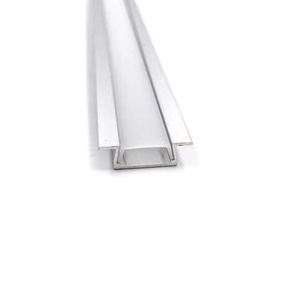 Aluminum LED Lamp Groove Fixture Silver Efficient Heat Dissipation