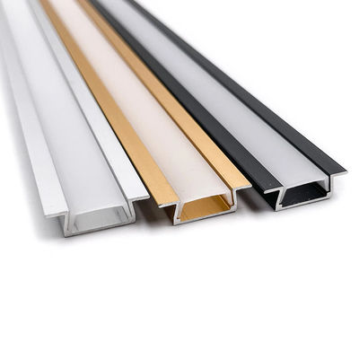 Aluminum LED Lamp Groove Fixture Silver Efficient Heat Dissipation
