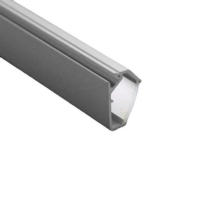 Mounting Aluminum Light Groove Silver Screw Fixing Easy Installation