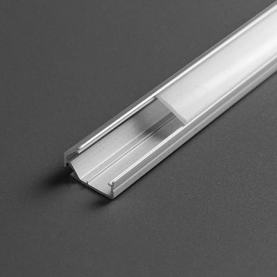 Mounting Aluminum Light Groove Silver Screw Fixing Easy Installation