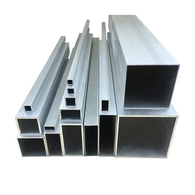 Extruded Aluminium Tube Profiles Fittings Hollow Aluminium Tubing Square