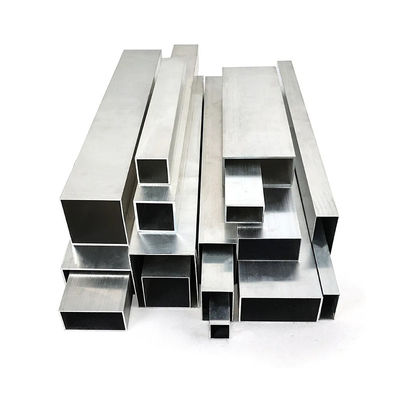 Square Extruded Aluminum Tubing hollow Welding Anodized Aluminum Pipe