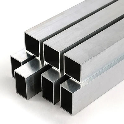 Square Extruded Aluminum Tubing hollow Welding Anodized Aluminum Pipe