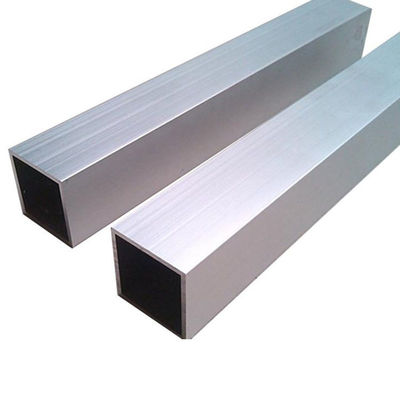 Welded Aluminum Square Tube Profiles Extruded Aluminum Hollow Square Tubing