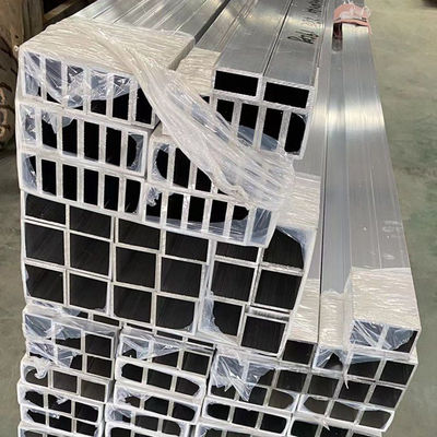 Welded Aluminum Square Tube Profiles Extruded Aluminum Hollow Square Tubing