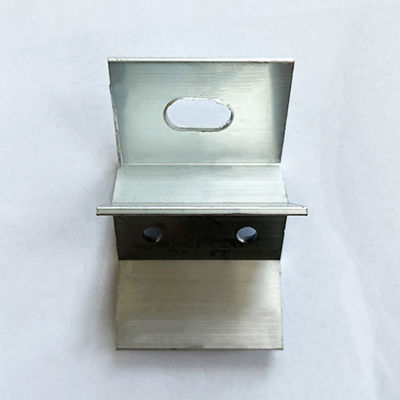 Customized Solar Panel Roof Clamps Silver Photovoltaic installation clamps