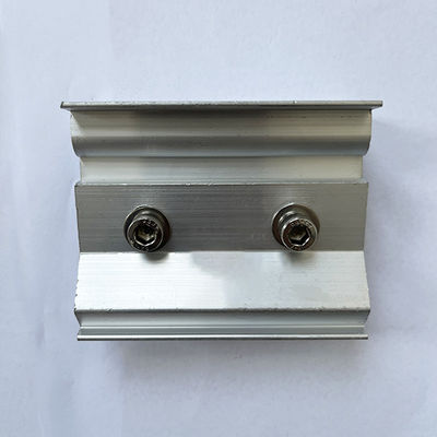 Customized PV Module Clamps Weather Resistance Silver PV Mounting Clamps