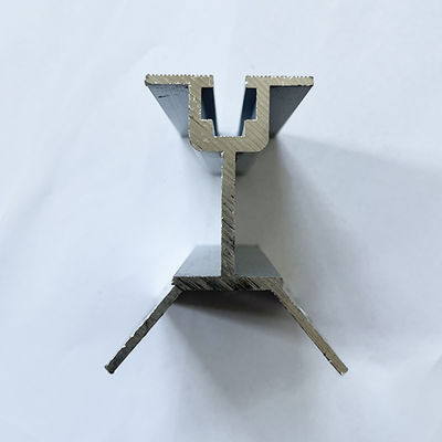 Silver PV Module Clamps Corrosion Resistance Solar Mounting Clamp Lightweight