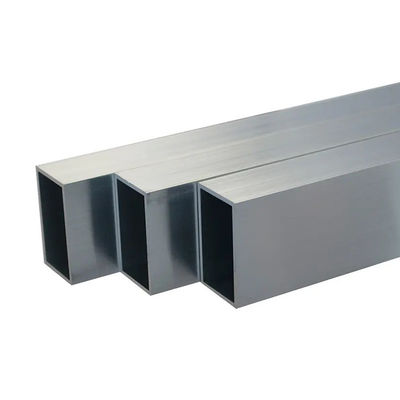 Anodized Aluminium Pipe Square Bending Aluminum Extrusion Tube Profiles